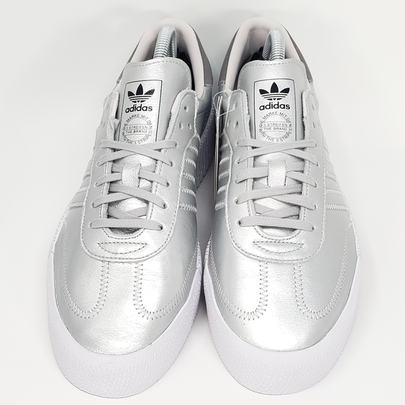 adidas Shoes Adidas Womens Sabarose Metallic Silver Size Poshmark